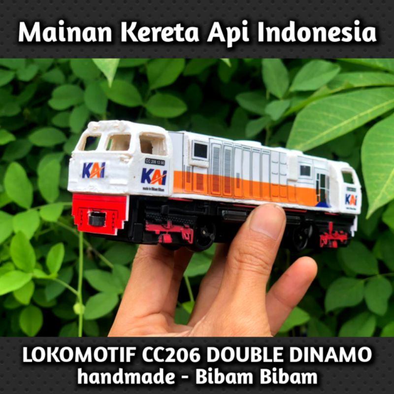 Jual Mainan Kereta Api Indonesia Lokomotif Cc Double Dinamo By Bibam