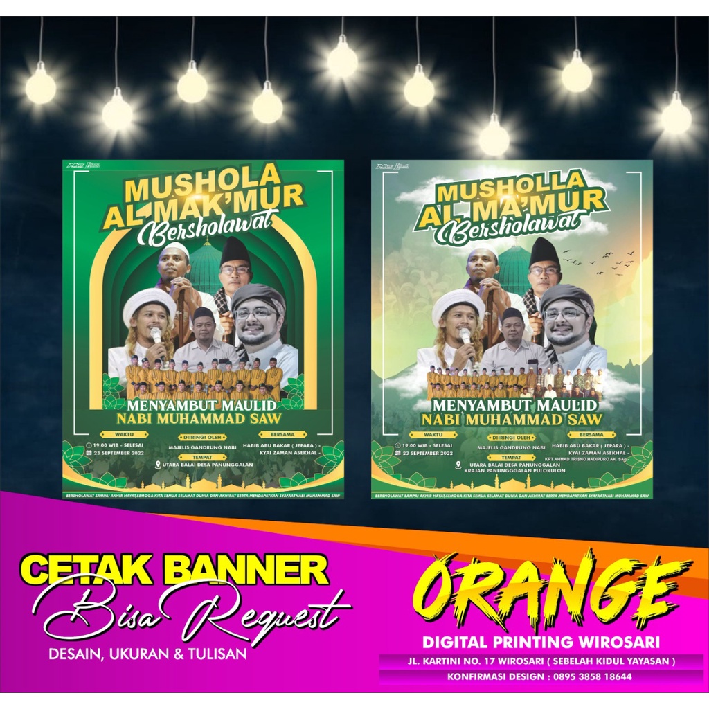 Jual Cetak Spanduk Baliho Banner Backdrop Bahan Tebal Gsm