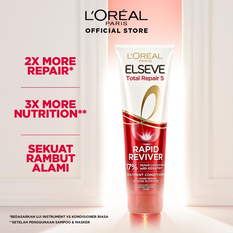 Jual Loreal Paris Elseve Total Repair 5 Rapid Reviver CONDITIONER 280ml