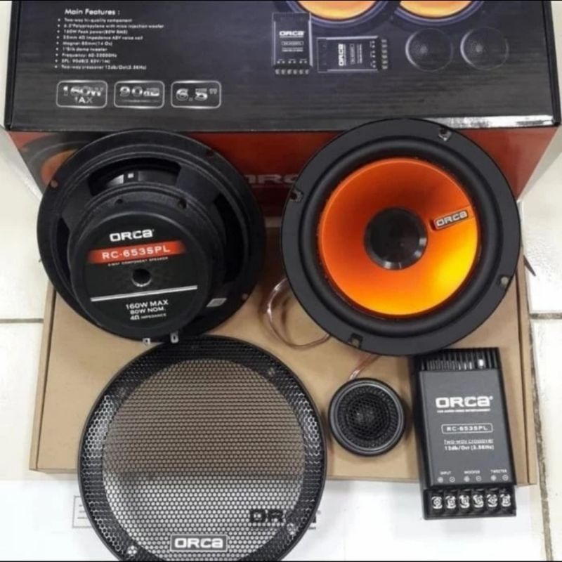 Jual Speaker Split Orca Rc Spl Inch Shopee Indonesia