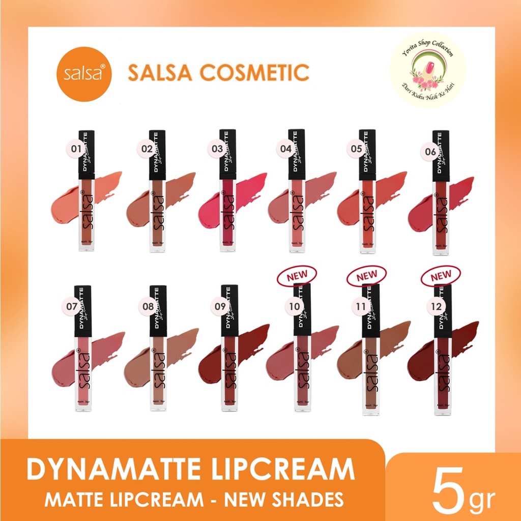 Jual Salsa Dynamatte Lip Cream Gr Long Lasting Matte Lip Cream Bpom