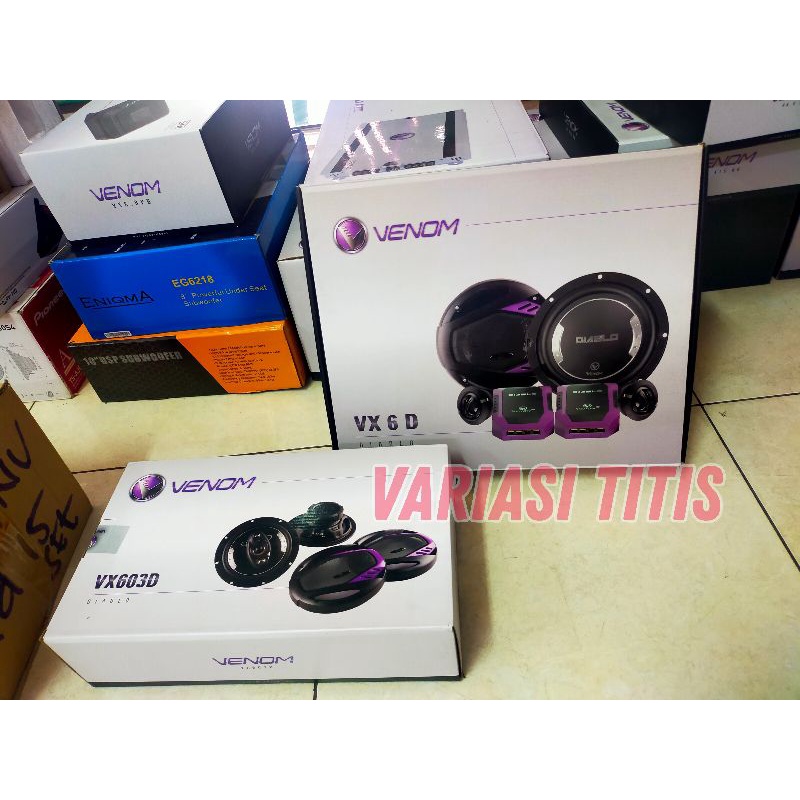 Jual PAKET SPEAKER VENOM SPLIT DIABLO COAXIAL DIABLO Begaransi