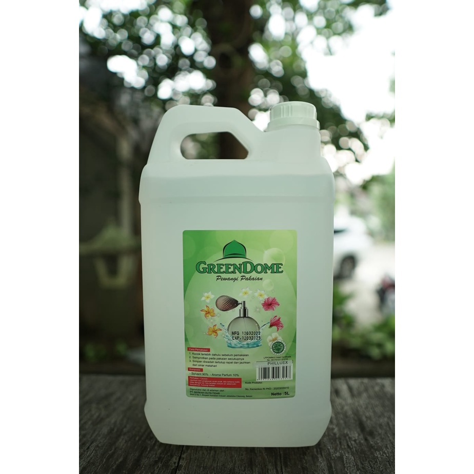 Jual Parfum Greendome 5L Parfum Laundry Pewangi Pakaian Halal