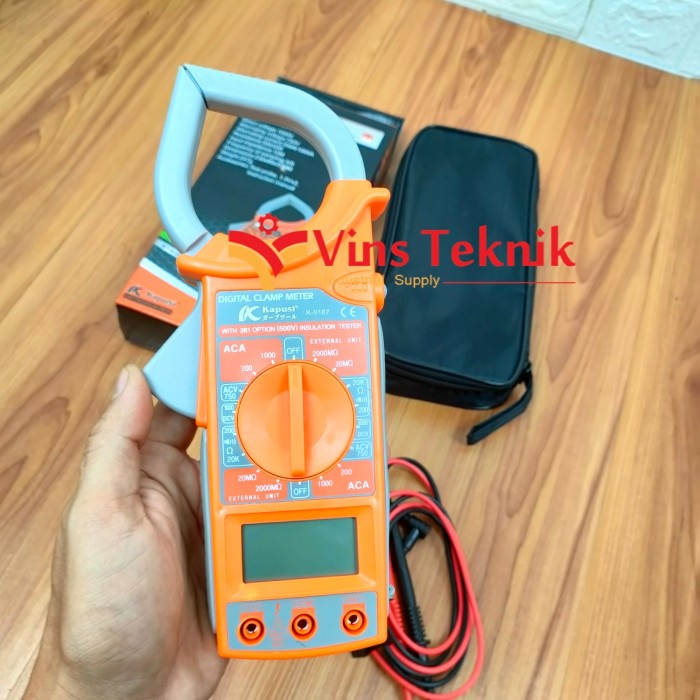 Jual Tang Amper Kapusi Ampere Digital Clamp Multimeter K9187 Shopee