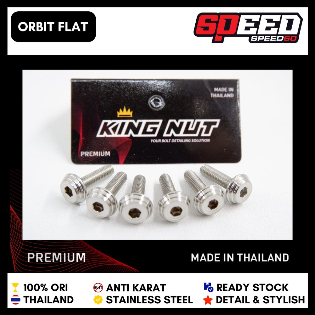 Jual Probolt Baut Tameng Knalpot Suzuki Skywave Stainless King Nut