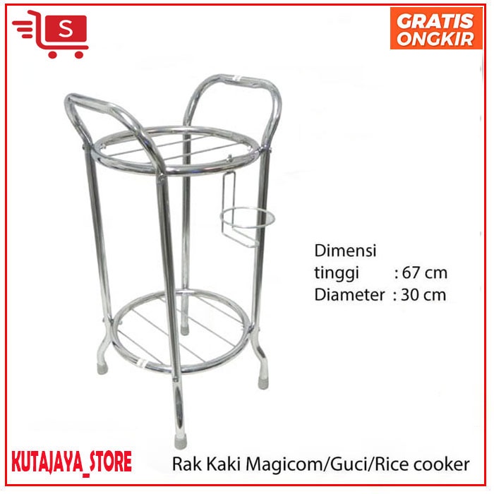 Jual Rak Guci Stainless Serbaguna Meja Guci Galon Magic Shopee