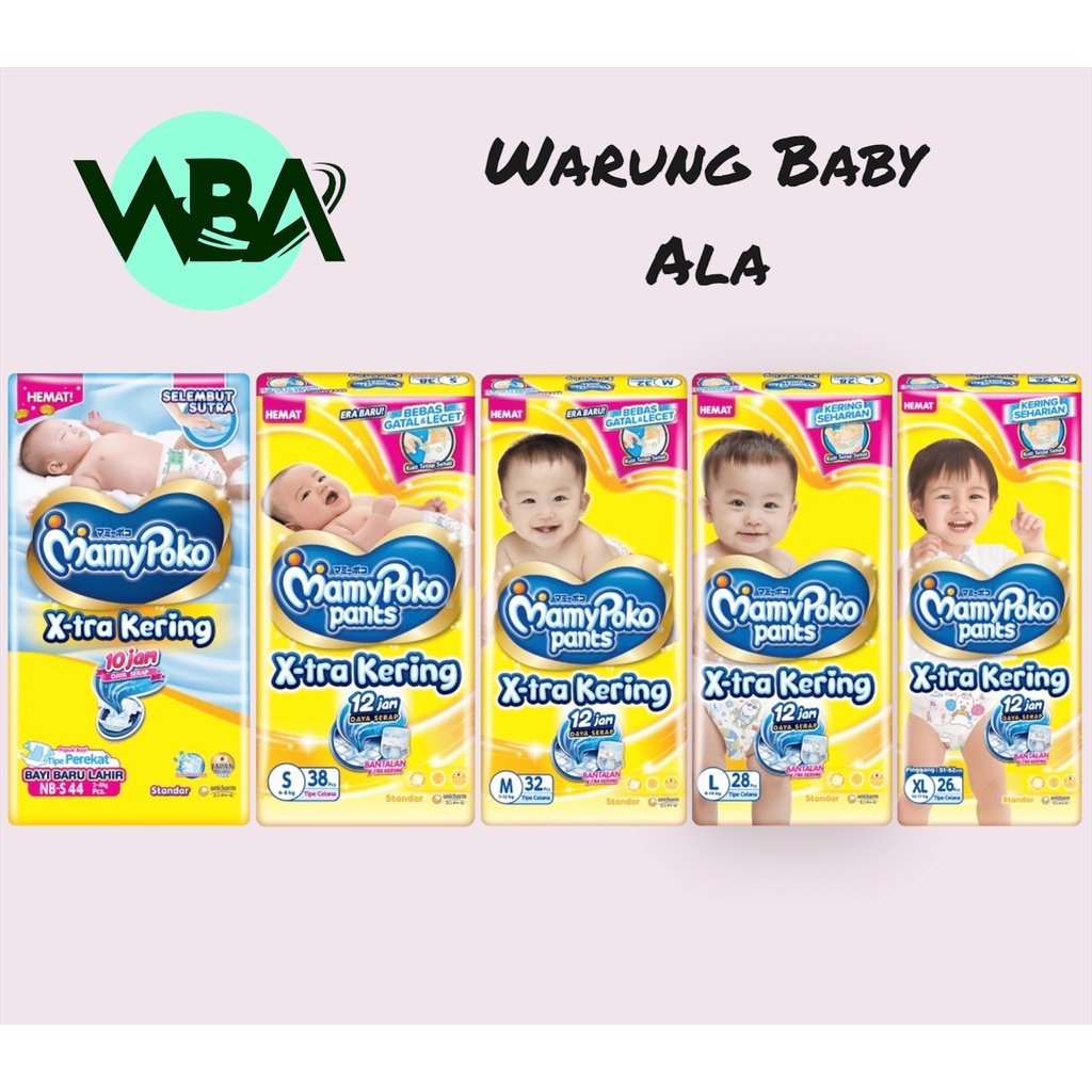 Jual Mamypoko Pants Xtra Kering Nbs S M L Xl Shopee Indonesia