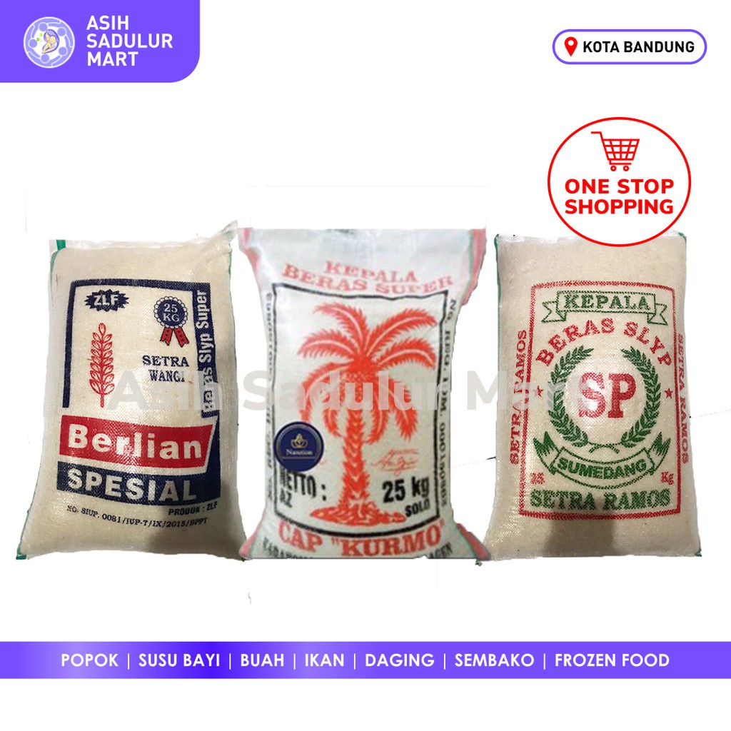 Jual Beras Berlian Kurmo Slyp Kg Sumedang Setra Wangi Pulen Promo