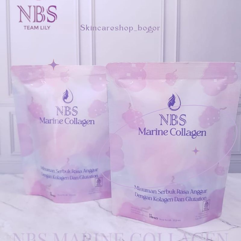 Jual Nbs Marine Collagen Minuman Serbuk Rasa Anggur Dengan Kolagen Dan