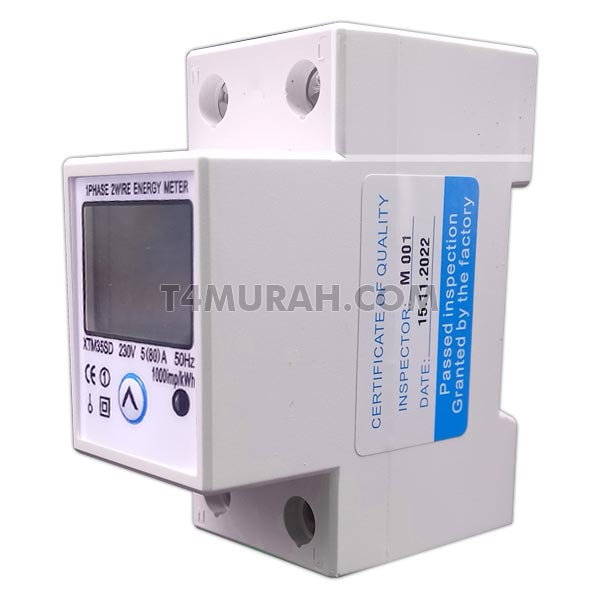 Jual KWH Meter Digital LCD 1 Phase 80A Voltmeter Watt Shopee Indonesia