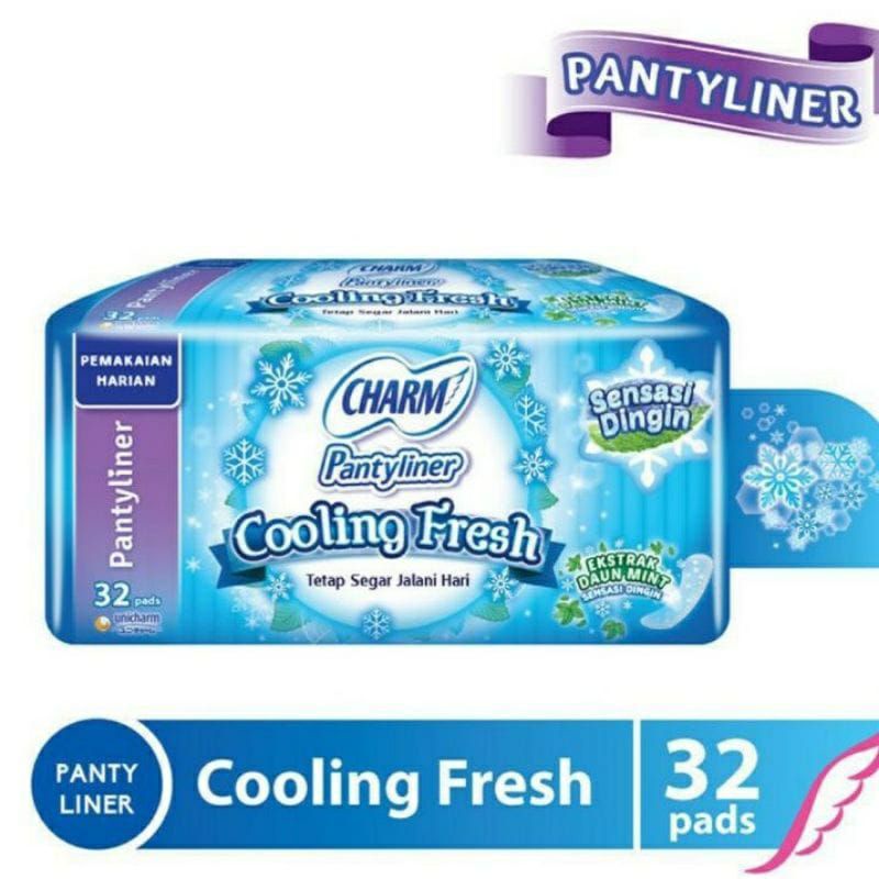 Jual Charm Pantyliner Cooling Fresh Isi 32pads Shopee Indonesia