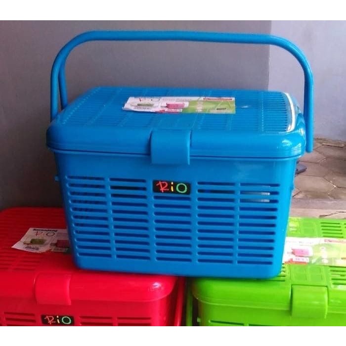 Jual NEW Keranjang Rio L Kandang Hewan Pet Carrier Cargo Large