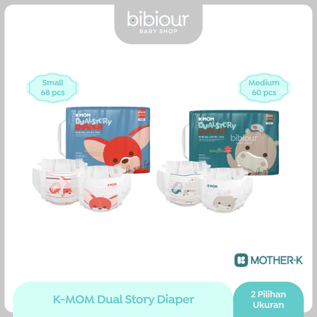 Jual K Mom Dual Story Diaper Small Pcs Medium Pcs Shopee