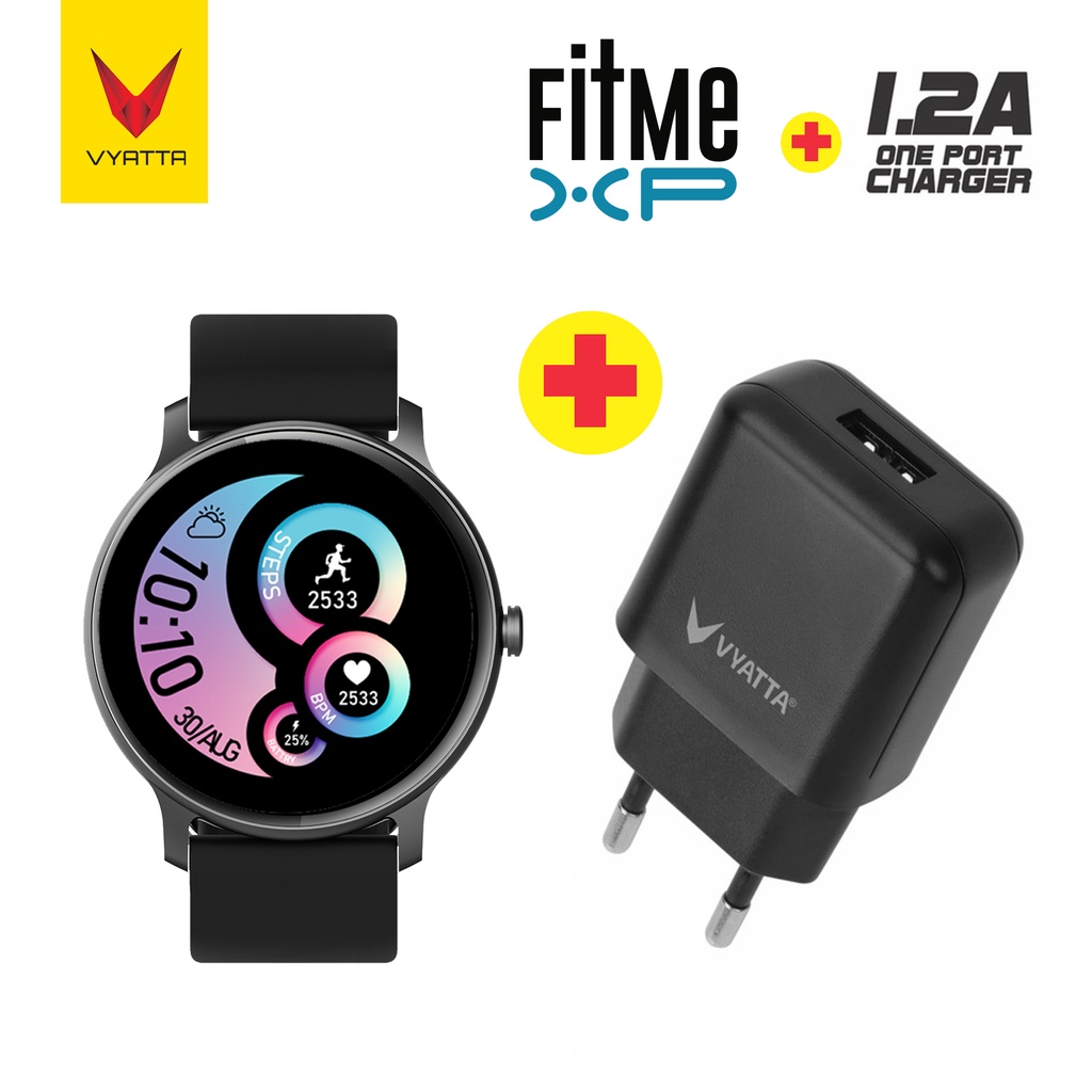 Jual Vyatta Fitme Xp Smartwatch Custome Watch Face Full Touch Ipx Spo