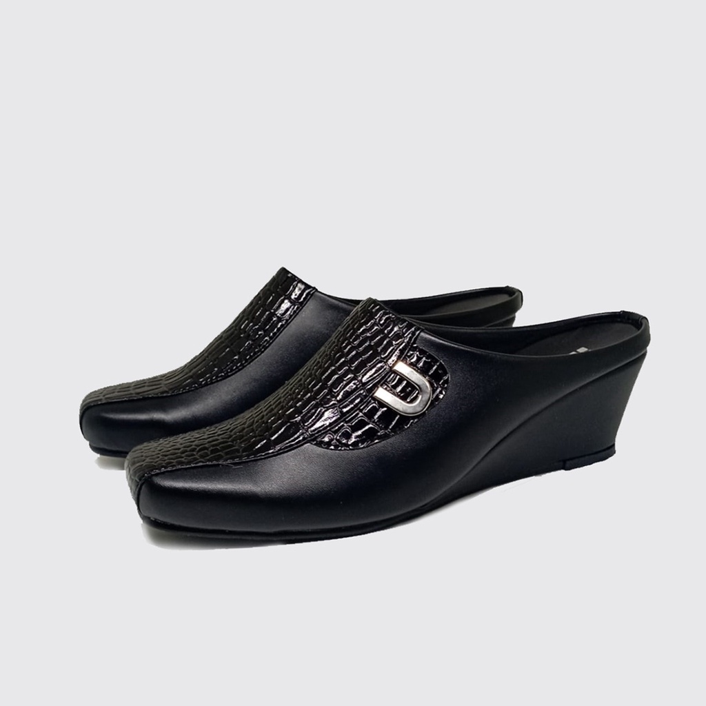 Jual MARIE BLACK MULES Barra X Aurra Sepatu Sandal Formal Pantofel