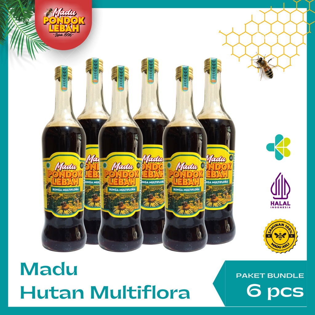 Jual Bundling Pcs Madu Hutan Murni Multiflora Ml Madu Pondok