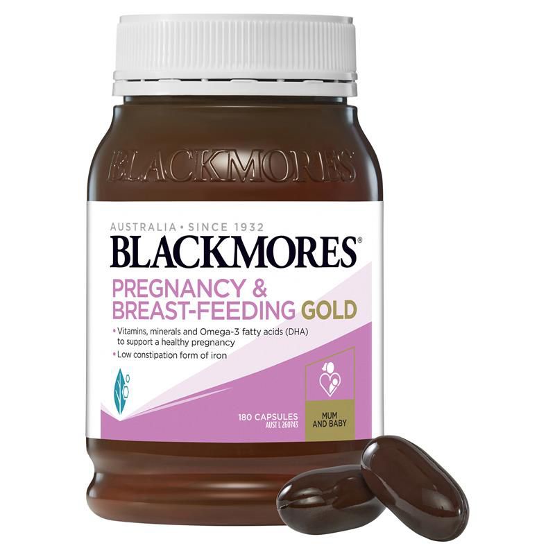 Jual Blackmores Pregnancy Breastfeeding Gold Capsules Shopee