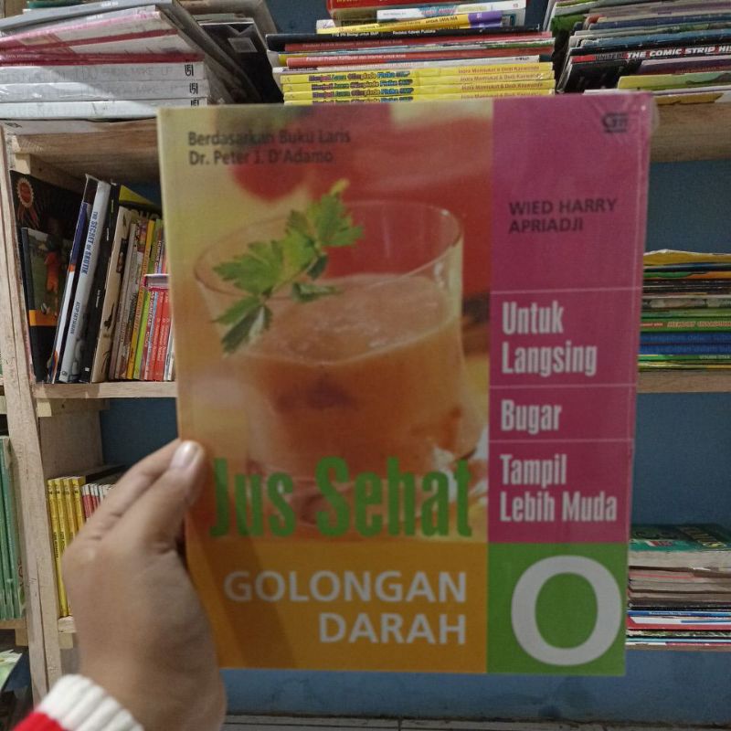 Jual Buku Jus Sehat Golongan Darah O Wied Harry Apriadji Original