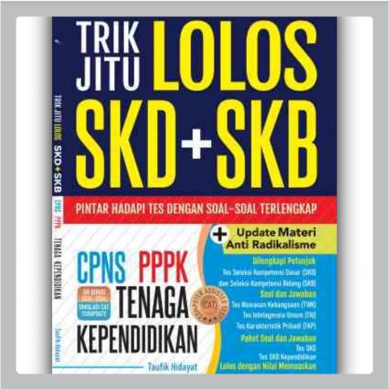 Jual Buku Trik Jitu Lolos SKD SKB Pintar Hadapi Tes Dengan Soal Soal