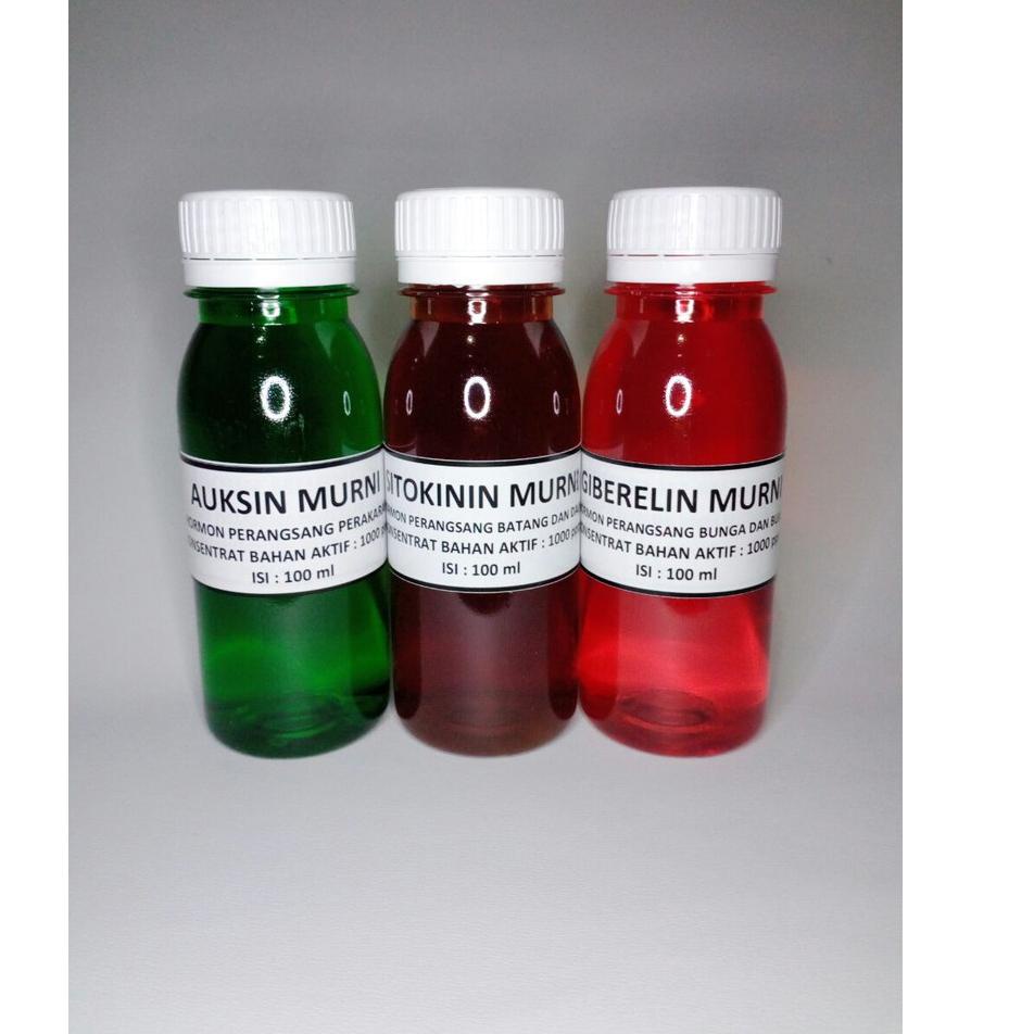 Jual Hormon Tanaman 1000ppm Auksin Sitokinin Giberelin 100ml Miliki