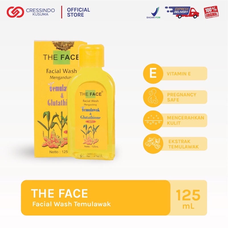 Jual Bpom The Face Temulawak Sabun Batang Brightening Soap Toner Facial