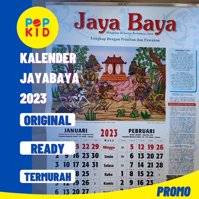 Jual Cusss Order KALENDER JAYA BAYA KALENDER JAYABAYA 2023 ORIGINAL