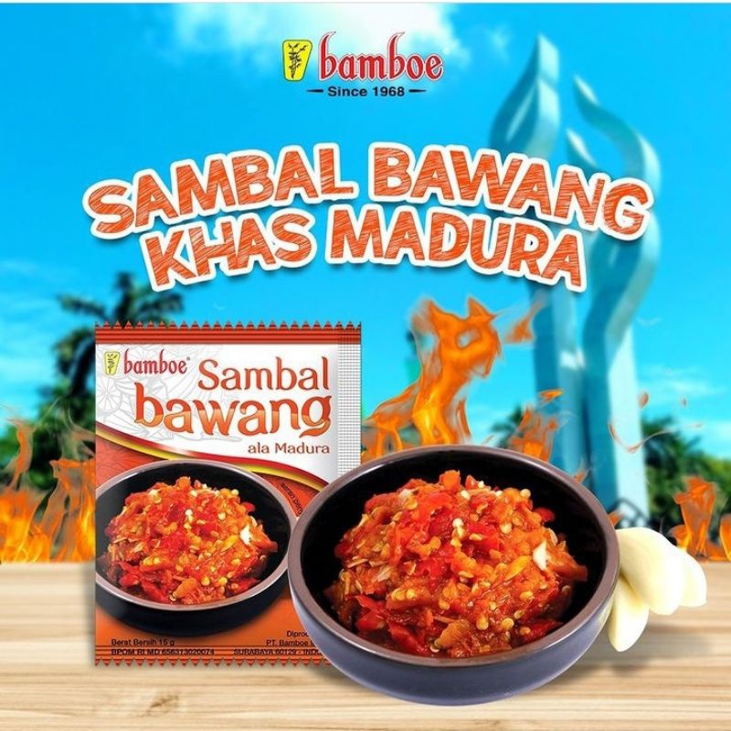 Jual Bamboe Sambal Bawang Sachet Khas Madura Shopee Indonesia