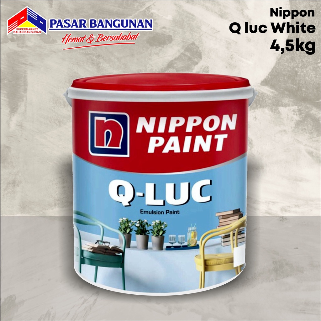 Jual Cat Nippon Q Luc White Nippon Qluc Cat Tembok Interior 4 5KG