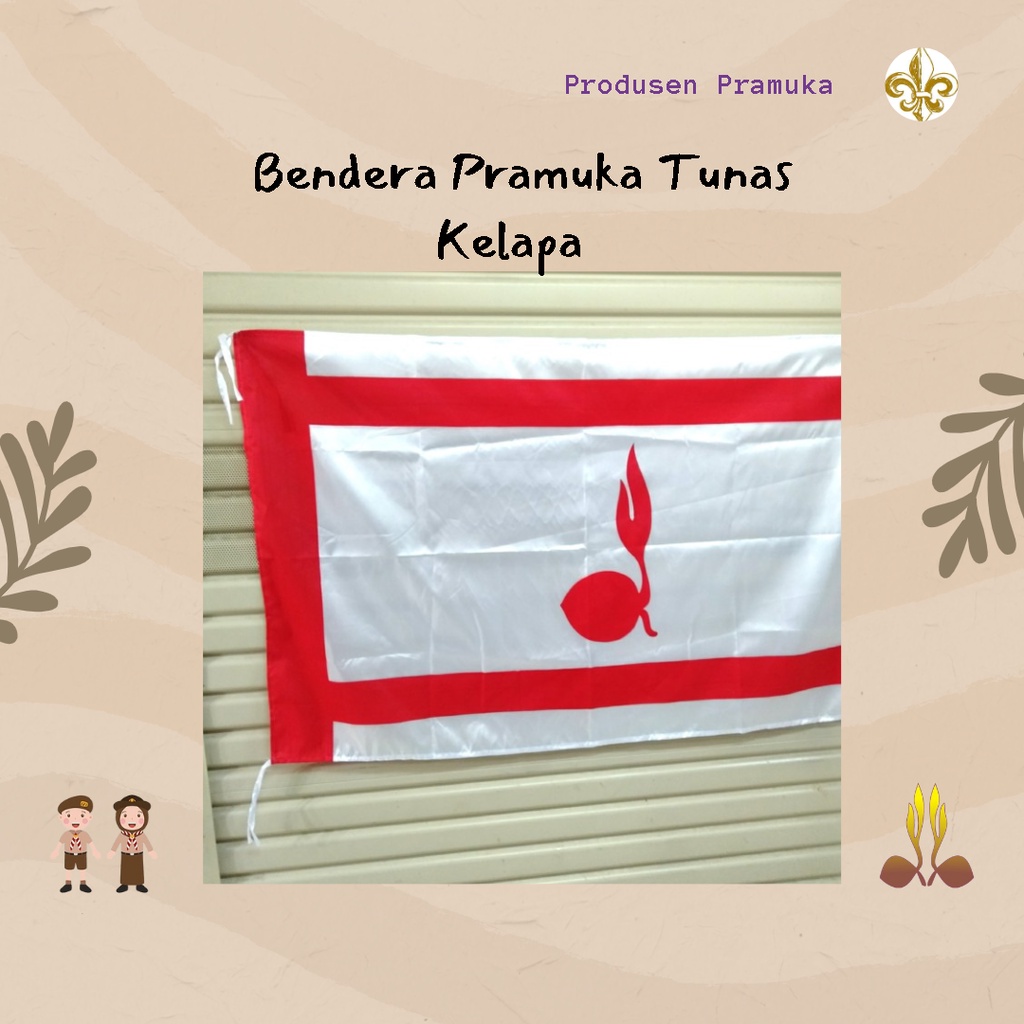 Jual Bendera Tunas Kelapa Cm X Cm Shopee Indonesia