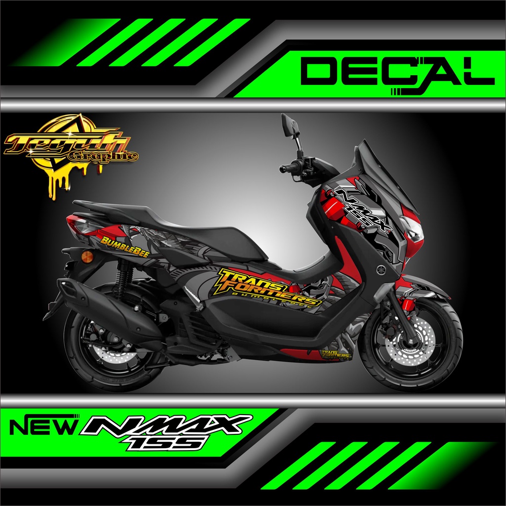 Jual Stiker Decal Full Body Yamaha Nmax New Motif Transformer