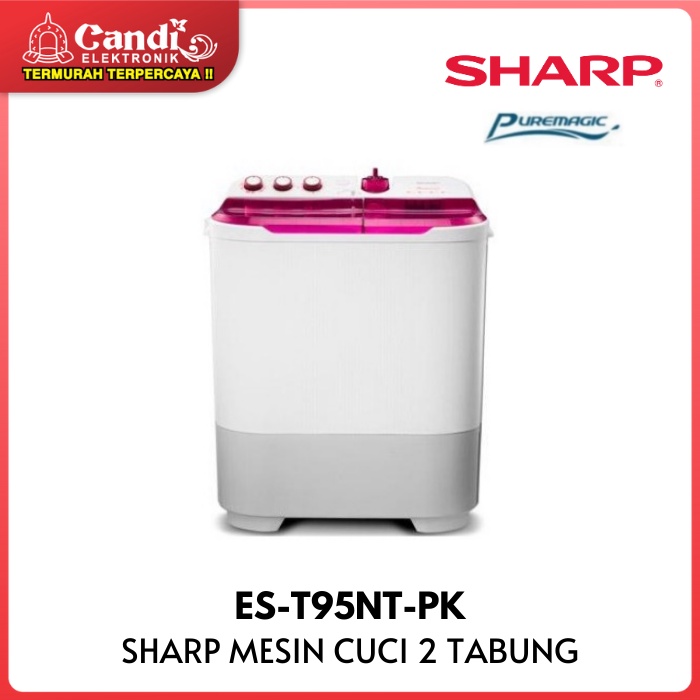 Jual SHARP MESIN CUCI TWIN TUB ES T75NT PK 7KG 2 TABUNG Shopee Indonesia