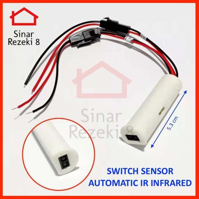 Jual Switch Sensor Otomatis Ir Infrared On Off Saklar Lemari Led Lampu