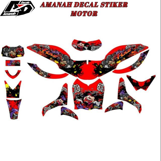 Jual Cod Decal Stiker Motor Decal Sticker Dekal Stiker Full Body