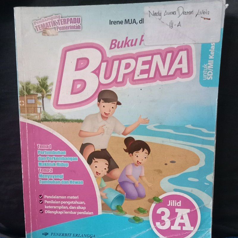 Jual Buku Penilaian Bupena Untuk SD MI Kelas 3A Shopee Indonesia