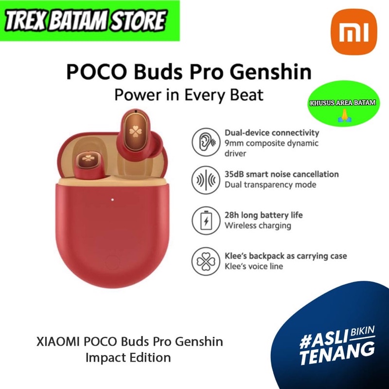 Jual XIAOMI POCO BUDS PRO GENSHIN IMPACT EDITION BATAM Shopee Indonesia