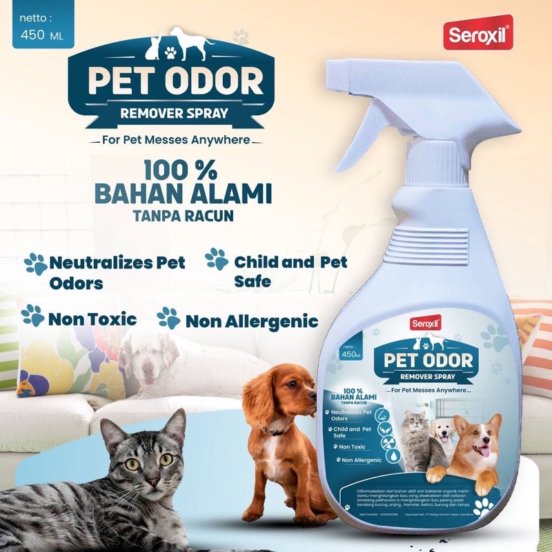 Jual Penghilang Anti Bau Kandang Pesing Pipis Kotoran Kucing Anjing