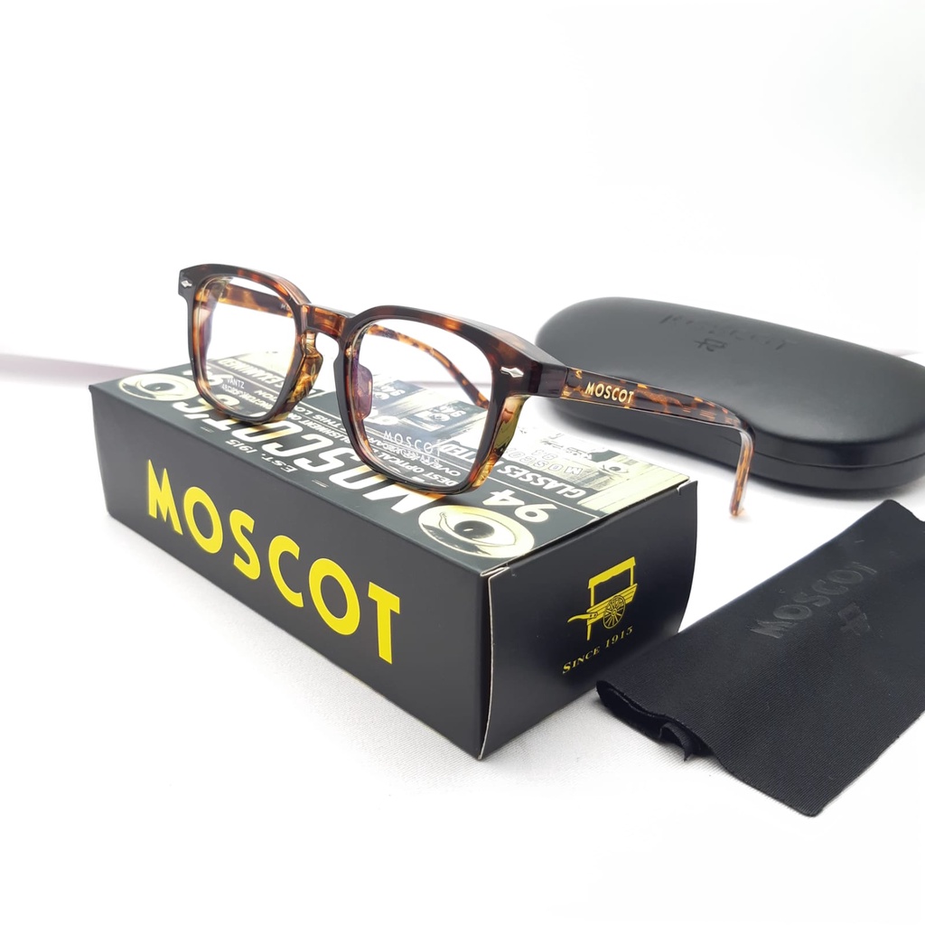 Jual Frame Kacamata Moscot Lemtosh Tortoise Glossy Large Lensa Bening