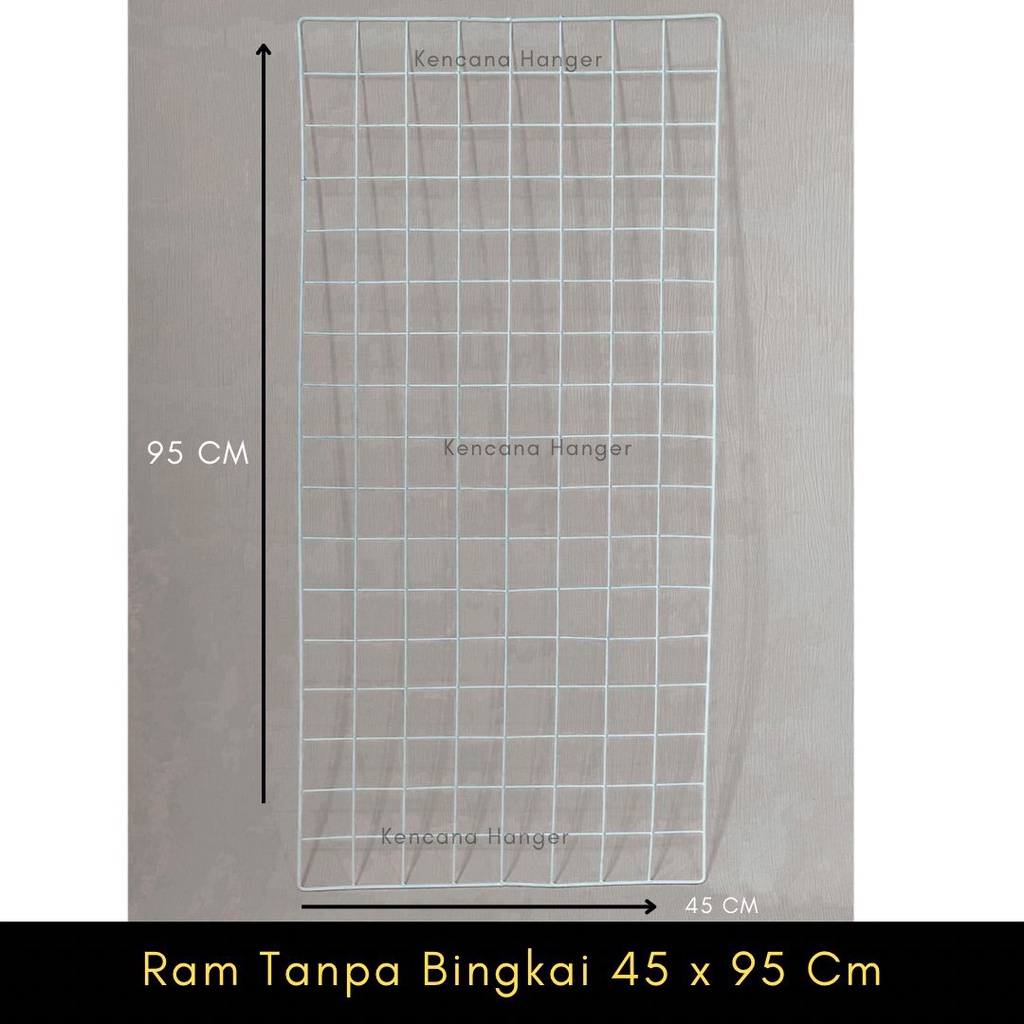 Jual Jaring RAM Dinding 45 X 95 Hijang Hiasan Wire Grid 45x95 CM