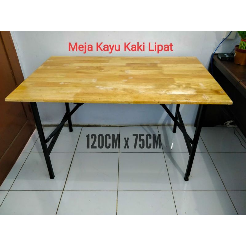 Jual Meja Kayu Kaki Lipat Meja Tulis Meja Serbaguna Khusus Wilayah