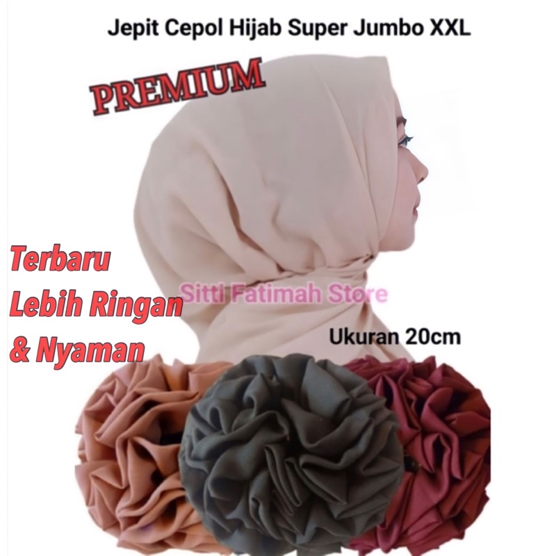 Jual Jepit Cepolan Hijab Super Jumbo Xxl Cepolan Hijab Cepol Jepit