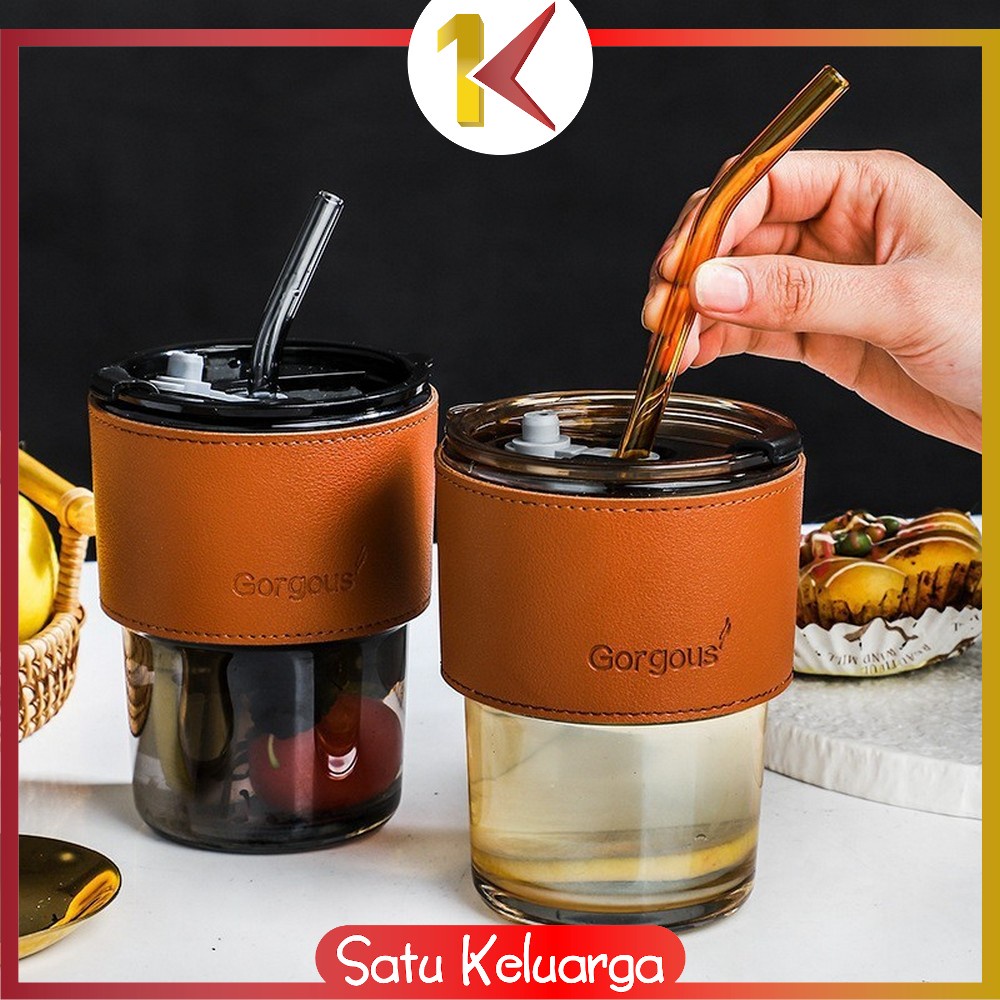 Jual Sk C Tumbler Minum Aesthetic Gelas Minum Transparan Ml