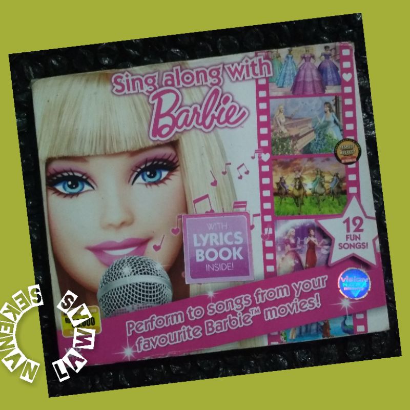 Jual Vcd Barbie Sing Along With Barbie Original Tanpa Booklet Lirik