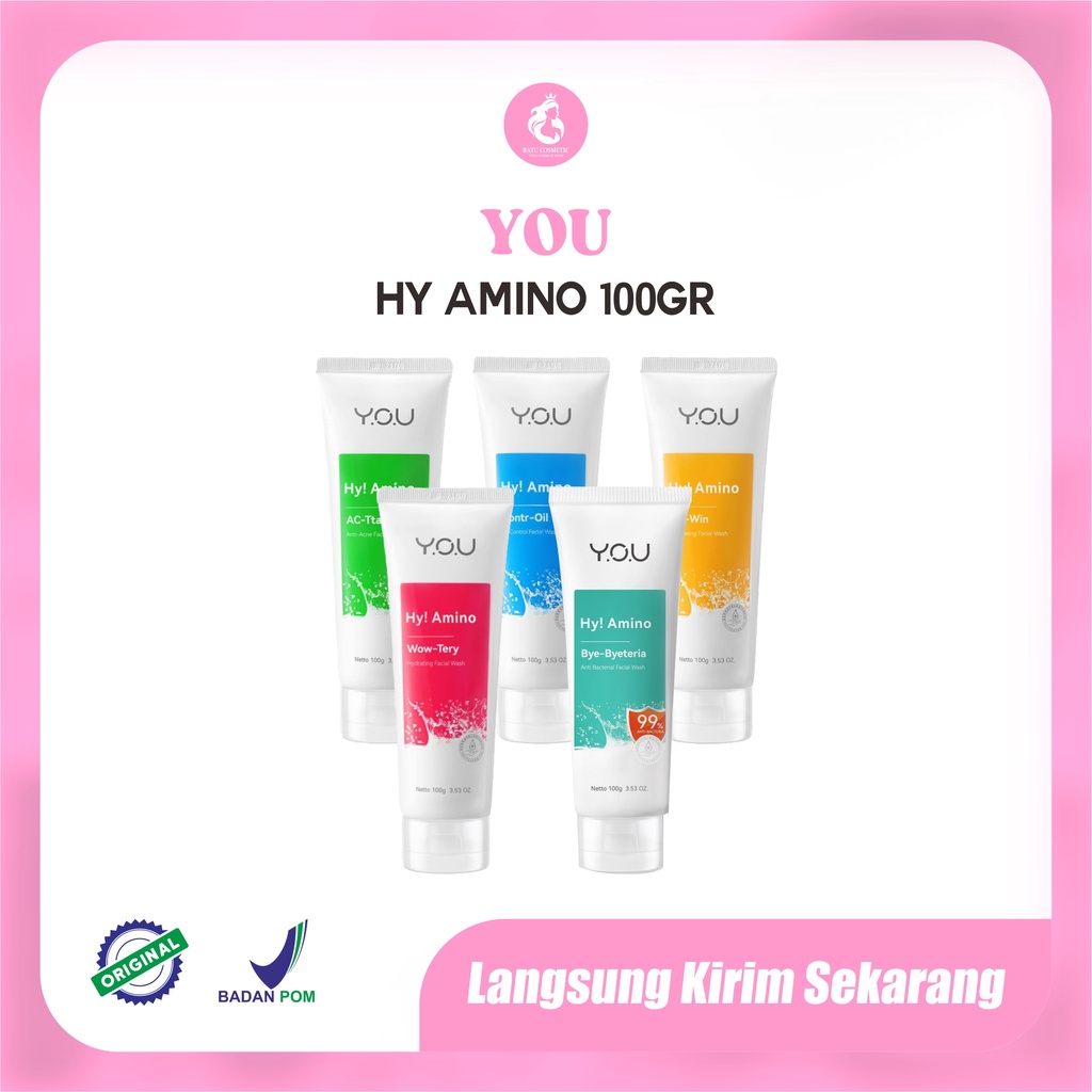 Jual You Hy Amino Facial Wash Brightening Hydrating Anti Ace