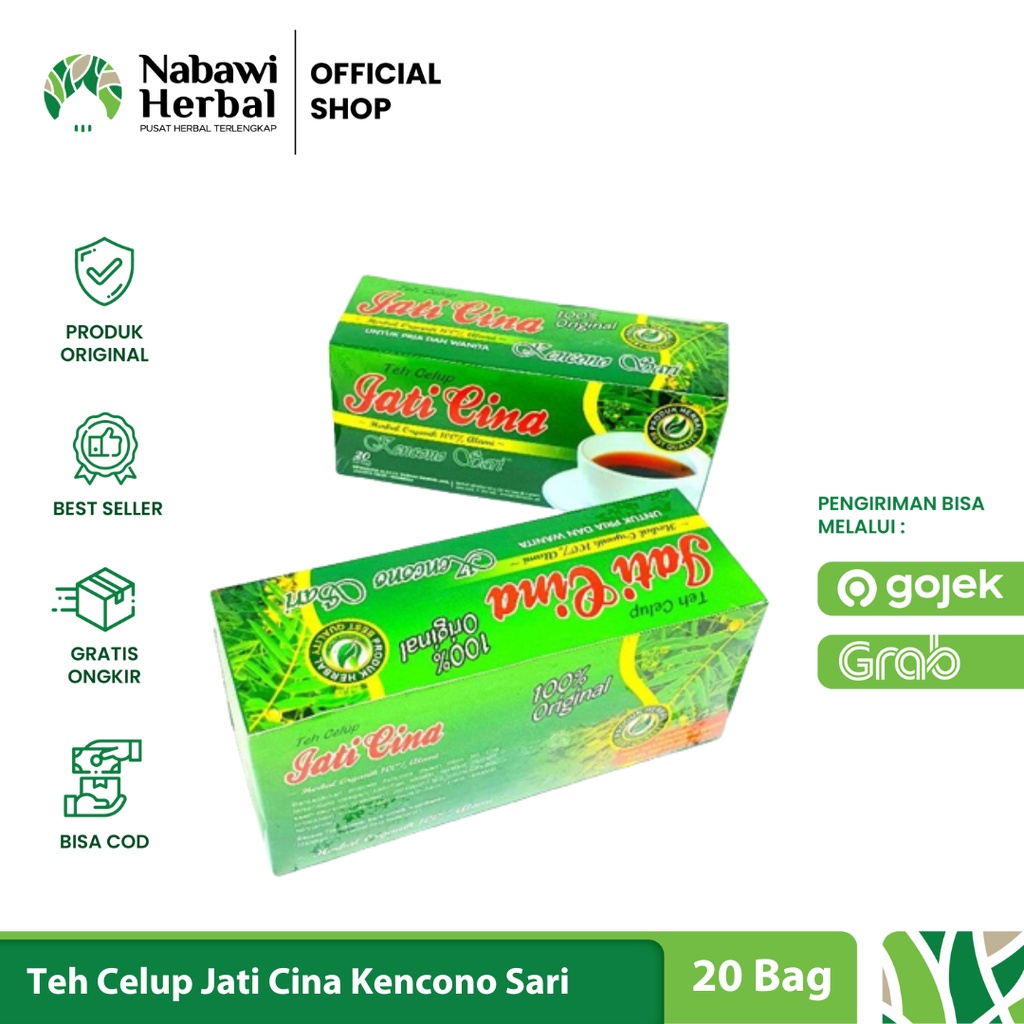 Jual Kencono Sari Teh Celup Daun Jati Cina Shopee Indonesia