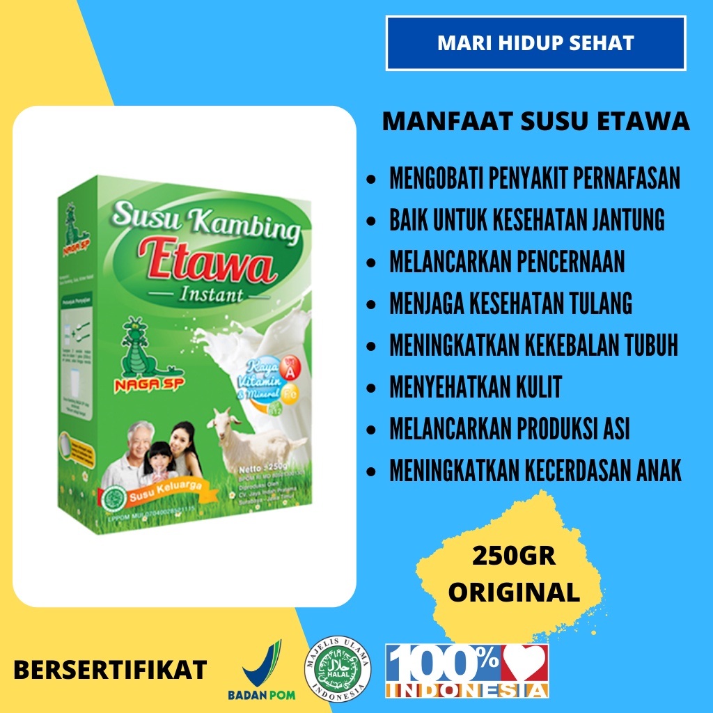 Jual Susu Kambing Etawa Naga Sp Gram Ori Shopee Indonesia