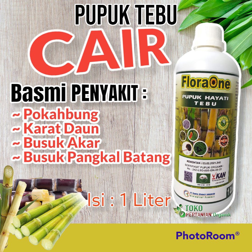 Jual Pupuk Perkebunan Tebu Floraone Cair L Atasi Karat Daun