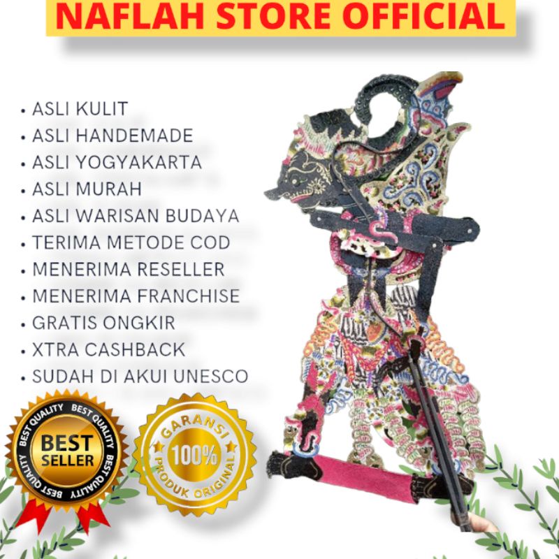 Jual Wayang Kulit Gatot Kaca Shopee Indonesia