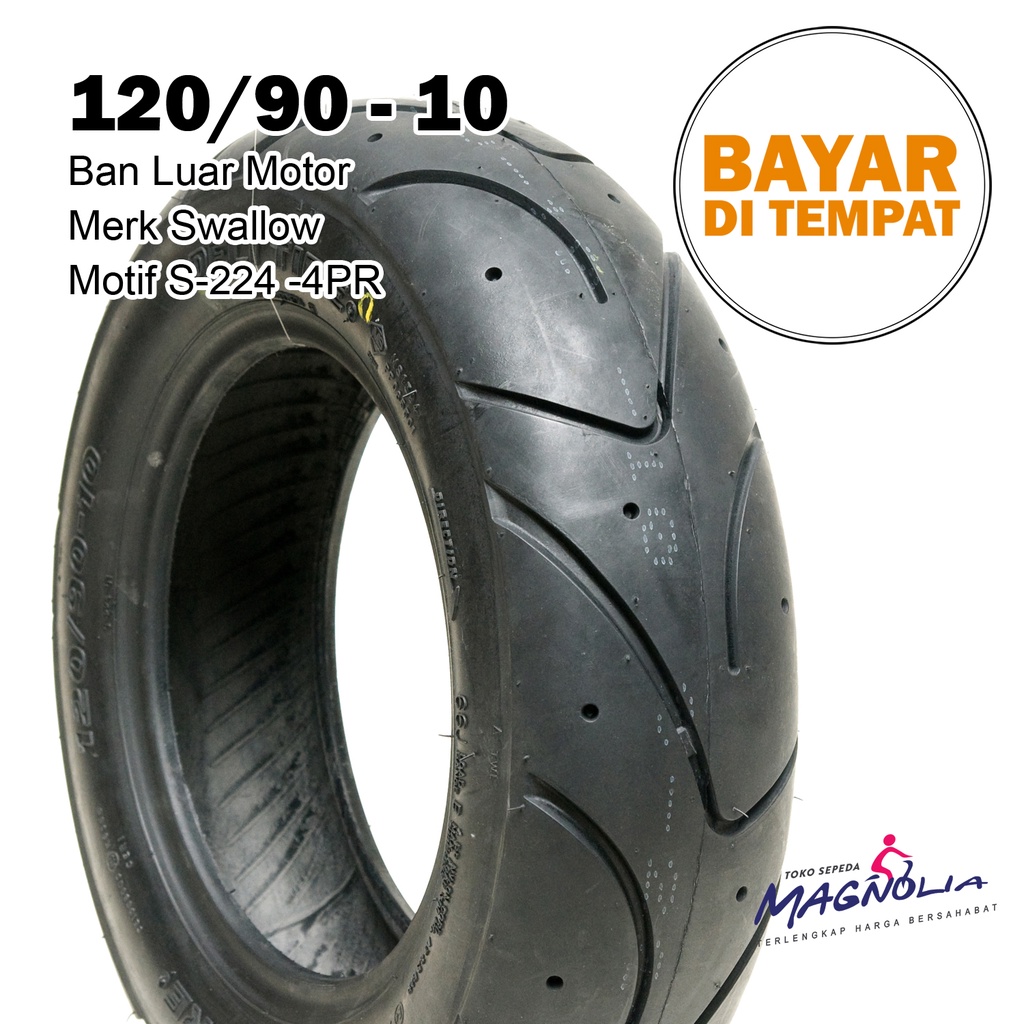 Jual Ban Luar Tubeless Ring Vespa Gorilla Monkey Merk Swallow