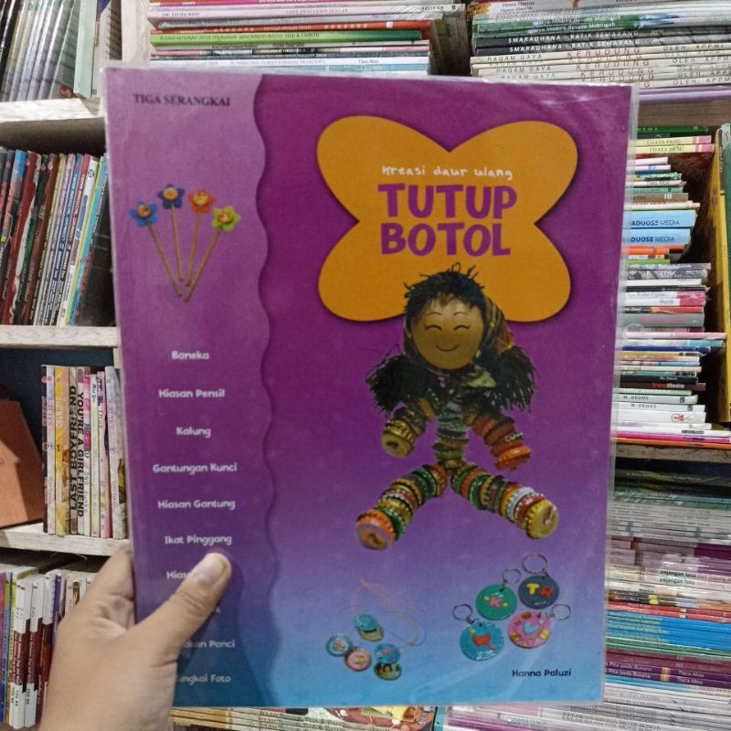 Jual Buku Kreasi Daur Ulang Tutup Botol Hanna Paluzi Original Shopee