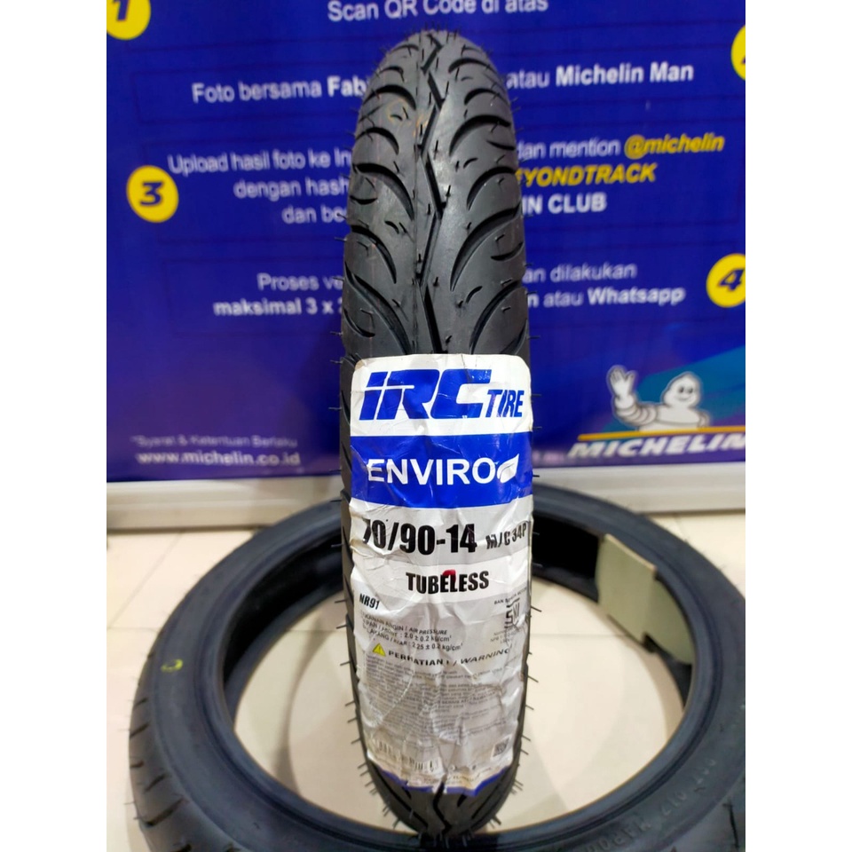 Jual Ban Motor Irc Enviro Nr Ring Tubeless Free Pentil